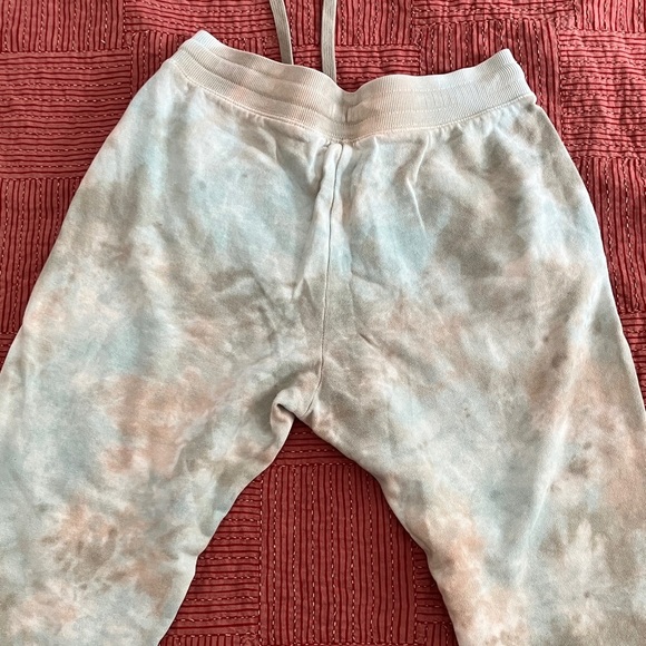 Women’s size XS tie dye drawstring sweatpantsgh Old Navy greenish orange hues - Picture 14 of 16